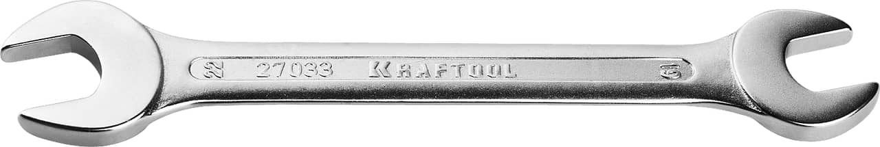 KRAFTOOL 19 х 22 мм, рожковый гаечный ключ (27033-19-22)