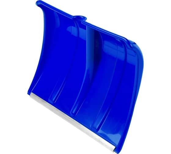 СИБИН ЛП-500, ширина 500 мм, пластиковая, с алюминиевой планкой, без черенка, снеговая лопата (421835)