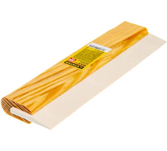 STAYER MAXFlat, 200 мм, эластичный деревянная ручка, белый, резиновый шпатель (1018-20)