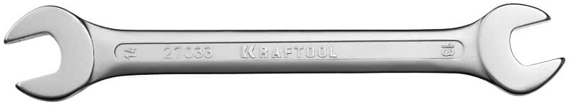 Рожковый гаечный ключ 13 х 14 мм, KRAFTOOL