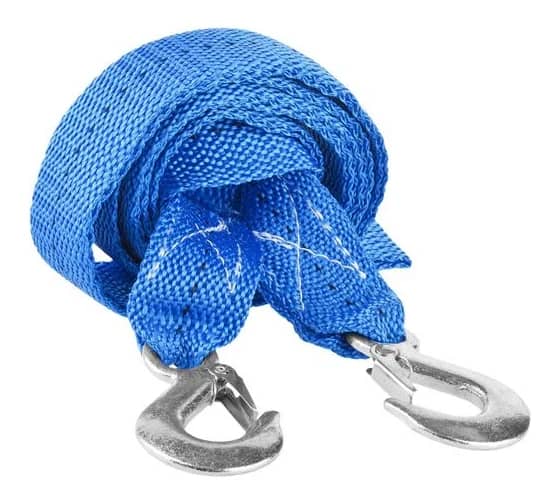 Трос буксировочный DEXX, 2 крюка, 4м, 2,5т
