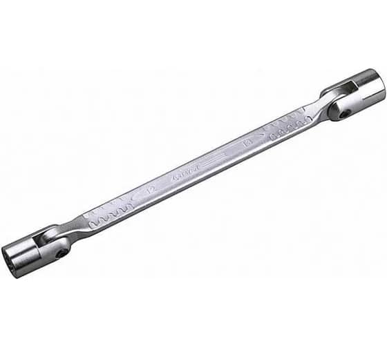 Шарнирный гаечный ключ двухсторонний 12 x 13 мм, KRAFTOOL