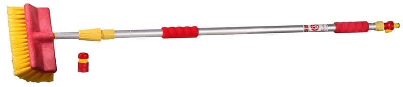 GRINDA 1/2″ соединитель, щетка на телескопическом удлинителе, набор для мойки