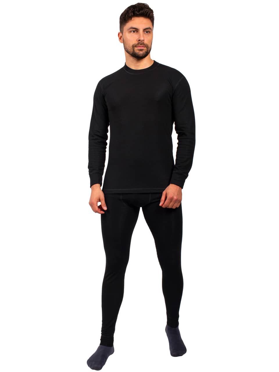 Термобелье Полар (тк.Поливискон,260), черный, 44-46/ 182-188