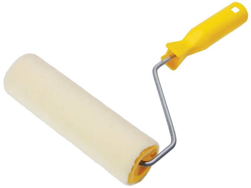 Валик велюровый с ручкой, миди, диам. 38 мм, ворс 4 мм, 150 мм,  InWork (02647)