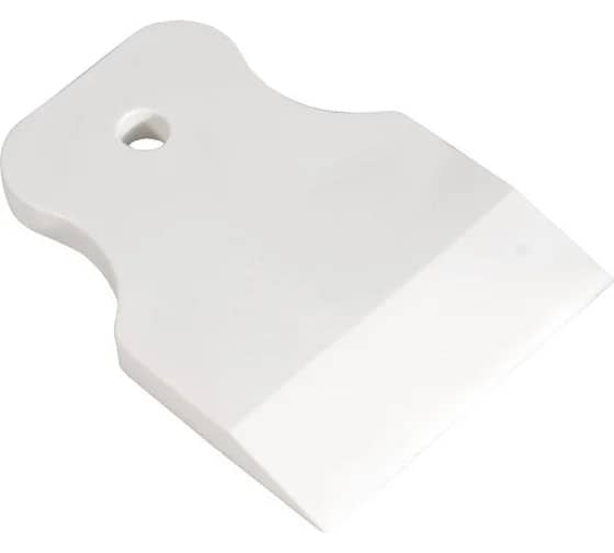 Шпатель резиновый белый, 60 мм, InWork (06884)