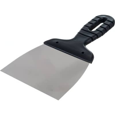 Шпатель - лопатка Bohrer  80 мм (нержавеющая сталь 0,5 мм, пластмассовая ручка) (ШП-080351)