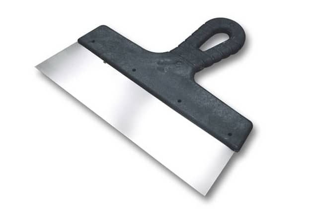 Шпатель фасадный Bohrer 200 мм (нержавеющая сталь 0,45 мм, пластмассовая ручка) (ШП-200351)