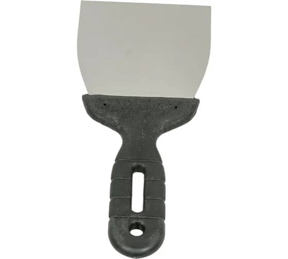 Шпатель - лопатка ВОЛАТ 100 мм (нержавеющая сталь, пластмассовая ручка) (34040-100)