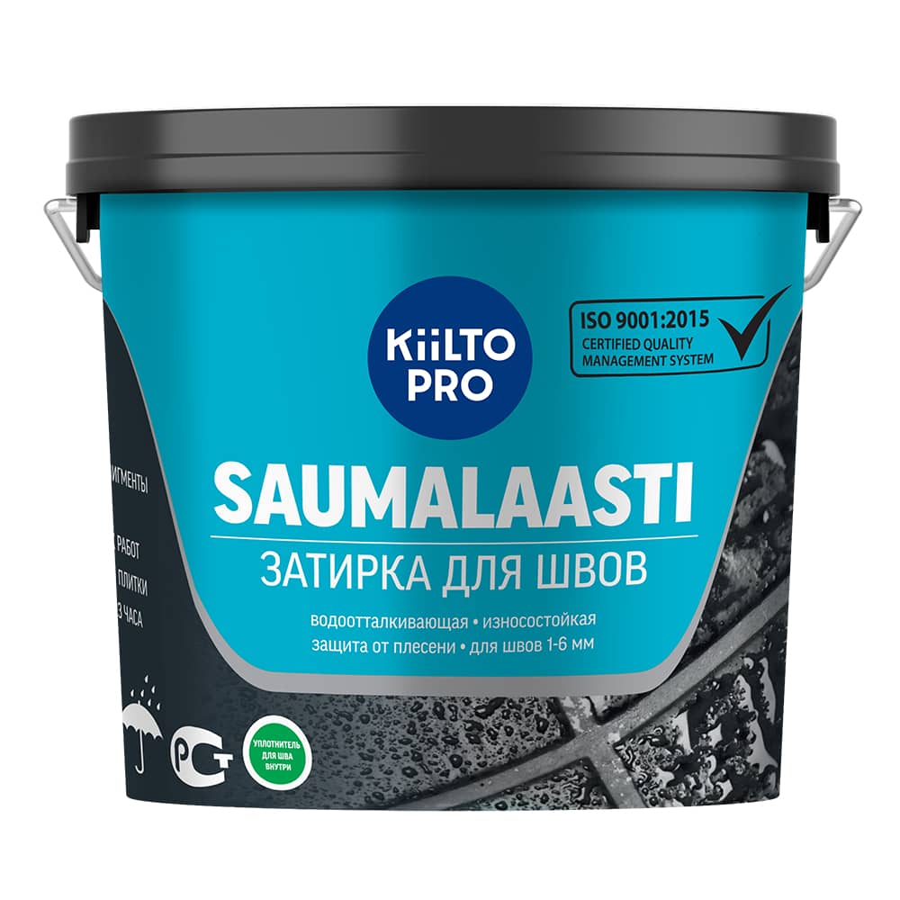 Kiilto «SAUMALAASTI» Затирка для швов кафеля зеленая (3 кг)