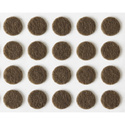 40910-10 Накладки Stayer "COMFORT" на мебельные ножки, самоклеящиеся, фетровые, коричневые, круглые - диаметр 10 мм, 32 шт 40910-10