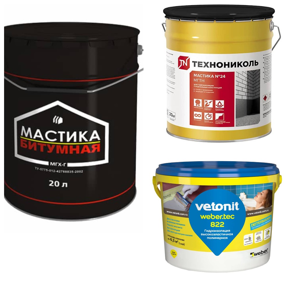 Гидроизоляционные мастики