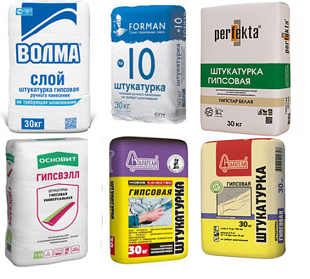 Гипсовые шпаклевки