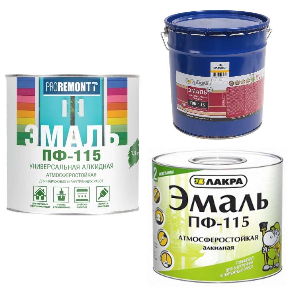 Универсальные эмали