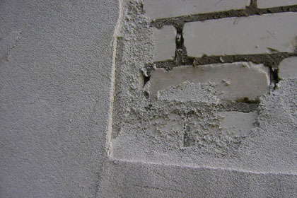 Цементная штукатурка для наружных работ